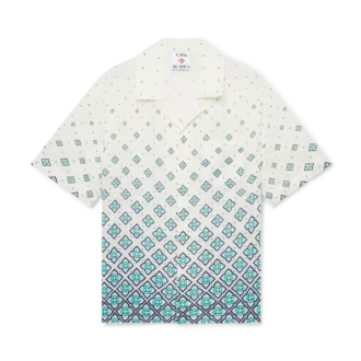 Camisas de linho com monograma em degradê