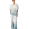 Camisas de linho com monograma em degradê Camisas de linho com monograma em degradê