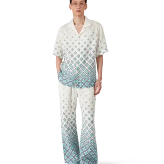 Camisas de linho com monograma em degradê