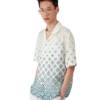 Camisas de linho com monograma em degradê Camisas de linho com monograma em degradê
