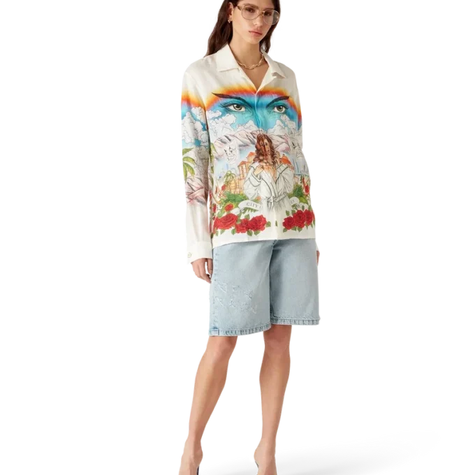 Camisas de linho de manga comprida Chateau Camisas de linho de manga comprida Chateau