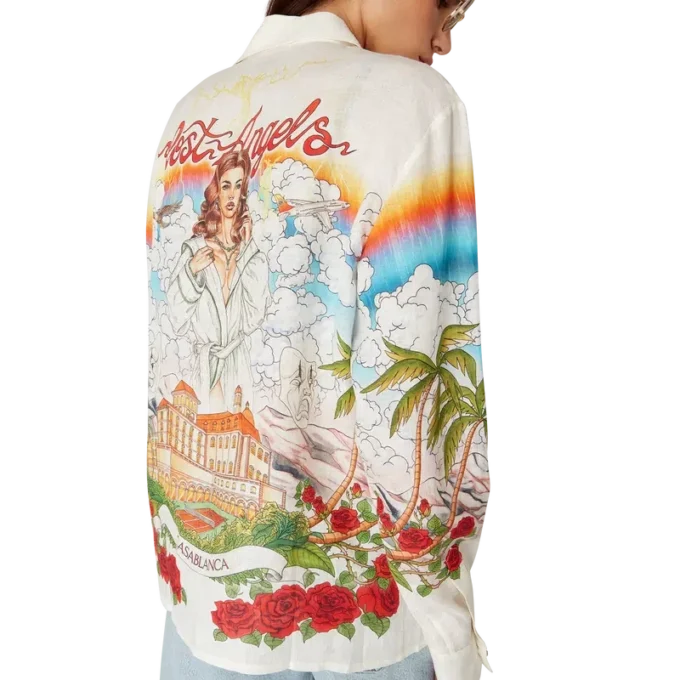 Camisas de linho de manga comprida Chateau Camisas de linho de manga comprida Chateau