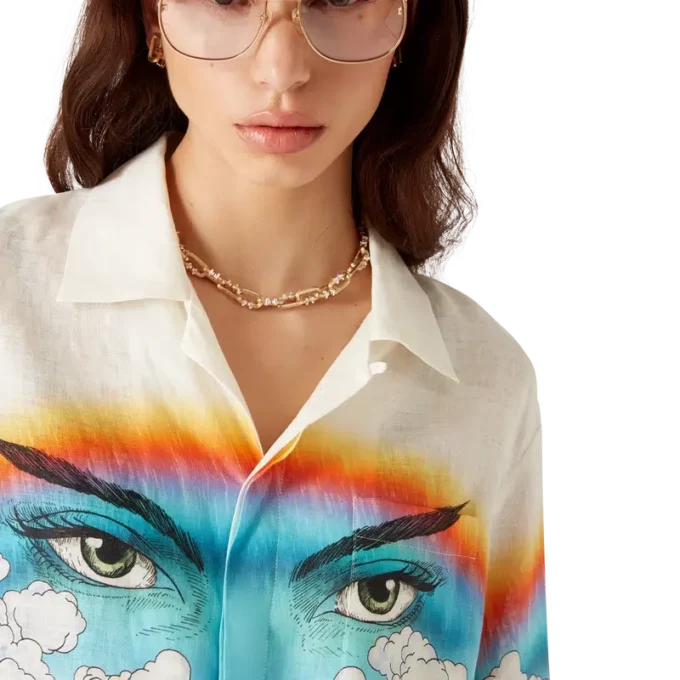 Camisas de linho de manga comprida Chateau Camisas de linho de manga comprida Chateau