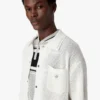 Camisas de malha de manga curta brancas Camisas de malha de manga curta brancas