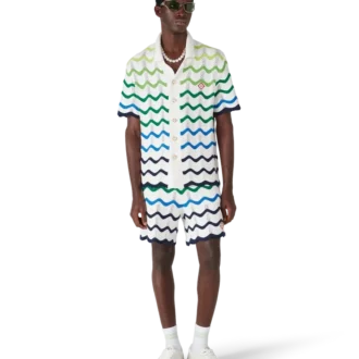 Camisas de malha de manga curta Wave