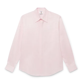 Camisas de manga comprida com monograma em algodão