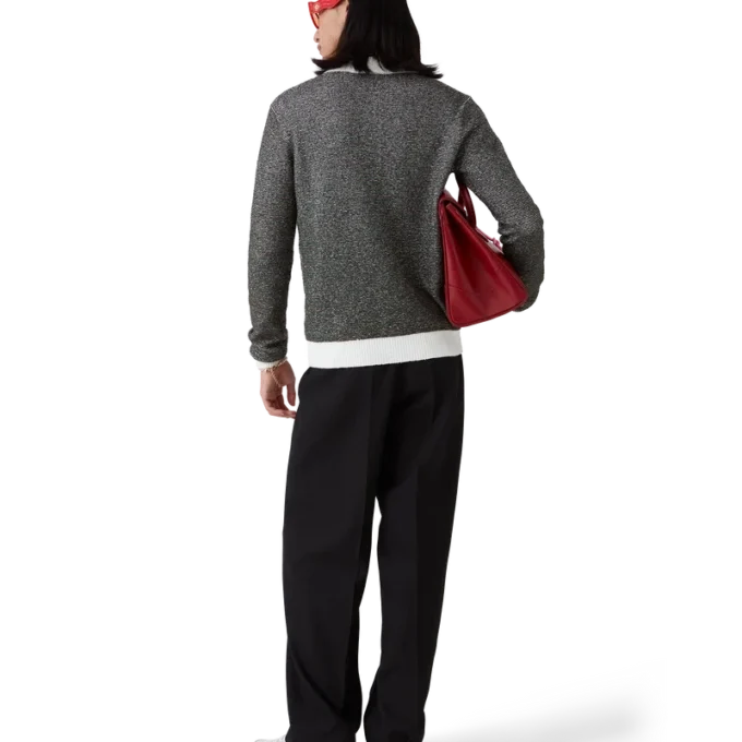 Camisas de manga comprida com riscas Bouclé