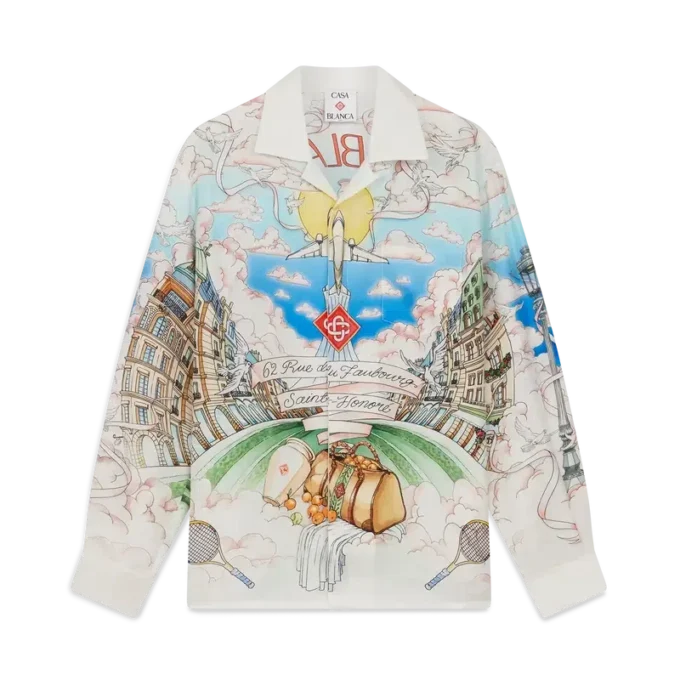 Camisas de manga comprida da loja de Paris Camisas de manga comprida da loja de Paris