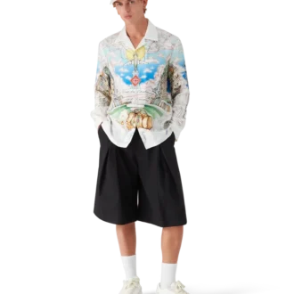 Camisas de manga comprida da loja de Paris