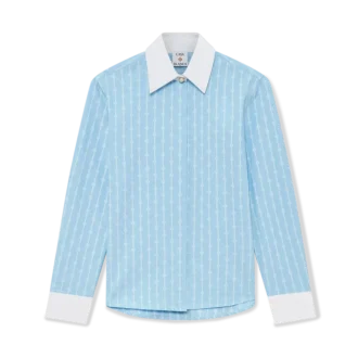 Camisas de manga comprida Laurel com riscas finas