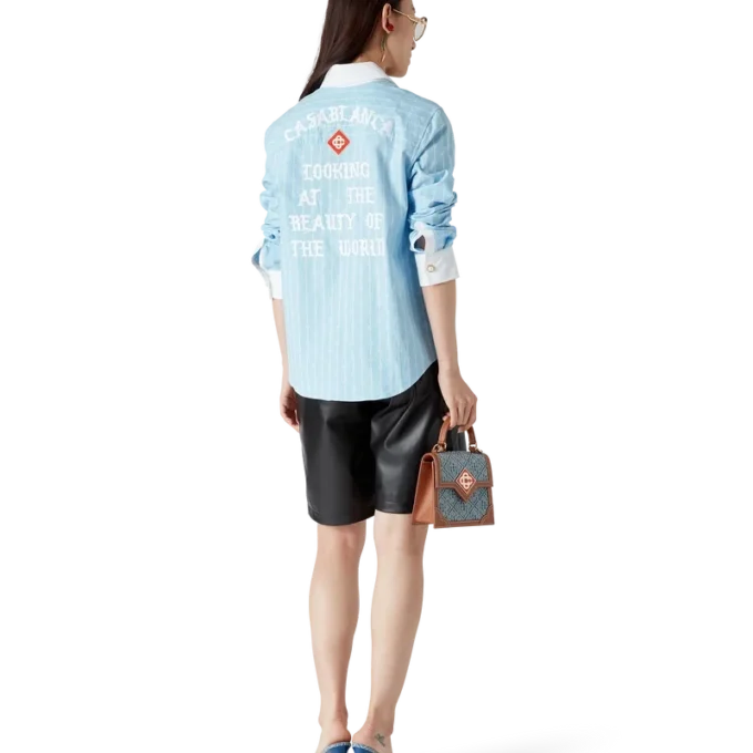 Camisas de manga comprida Laurel com riscas finas Camisas de manga comprida Laurel com riscas finas
