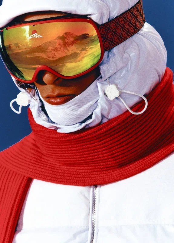 Cachecol de lã com canelado Cachecol de lã com canelado