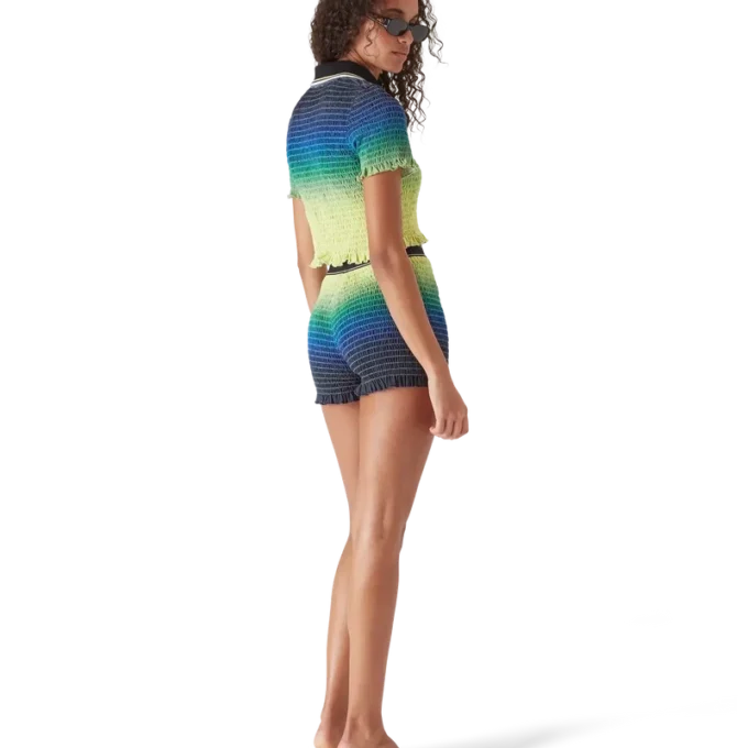 Camisas de manga curta com efeito degradê Camisas de manga curta com efeito degradê