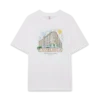 Camisas de manga curta com estampado da loja de Paris