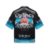 Camisas de manga curta em cetim de seda Blades Camisas de manga curta em cetim de seda Blades
