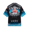 Camisas de manga curta em cetim de seda Blades Camisas de manga curta em cetim de seda Blades