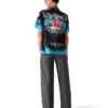 Camisas de manga curta em cetim de seda Blades Camisas de manga curta em cetim de seda Blades