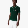 Camisas de manga curta em croché verde Camisas de manga curta em croché verde