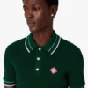 Camisas de manga curta em croché verde Camisas de manga curta em croché verde