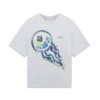 Camisas de manga curta oversized com bola de ténis em chamas Camisas de manga curta oversized com bola de ténis em chamas