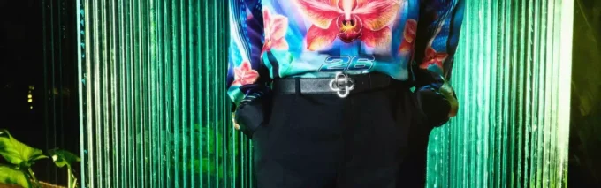 Calças de ganga Monogram de perna reta