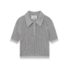 Camisas de manga curta prateadas Camisas de manga curta prateadas