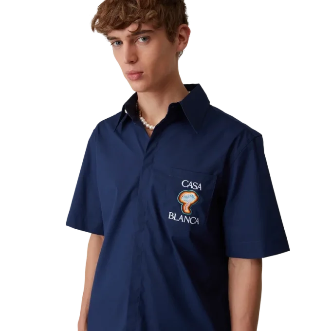 Camisas de manga curta Rainbow Mushroom Camisas de manga curta Rainbow Mushroom