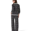 Camisas de pijama em cetim de seda com monograma Camisas de pijama em cetim de seda com monograma