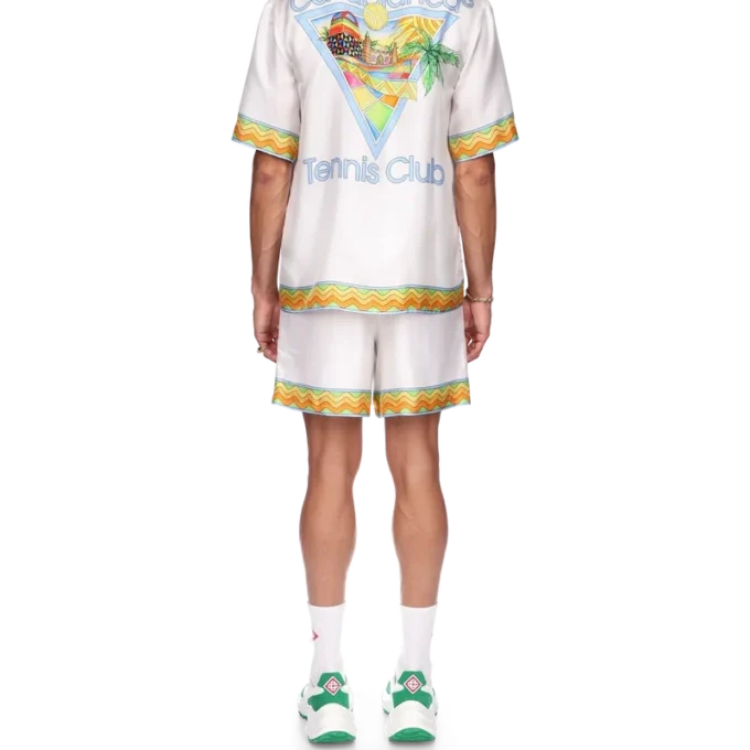 Camisas de seda Afro Cubism Tennis Club Camisas de seda Afro Cubism Tennis Club