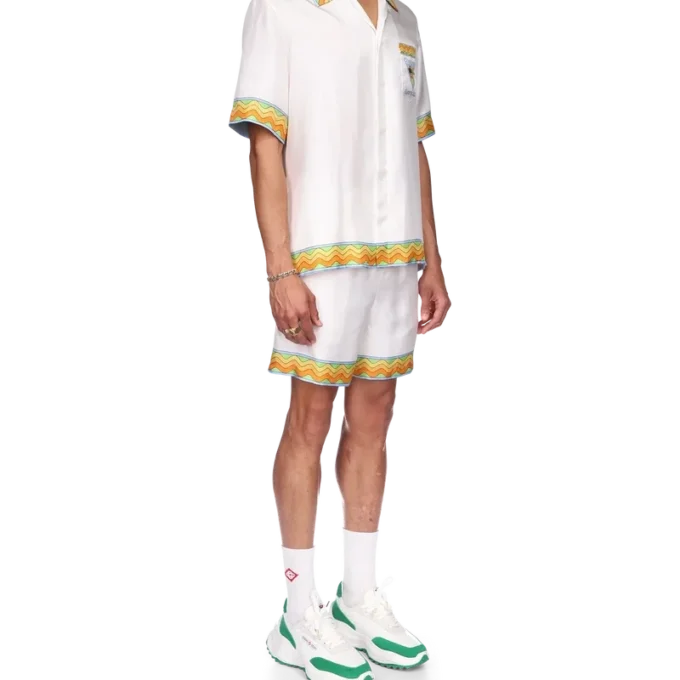 Camisas de seda Afro Cubism Tennis Club Camisas de seda Afro Cubism Tennis Club