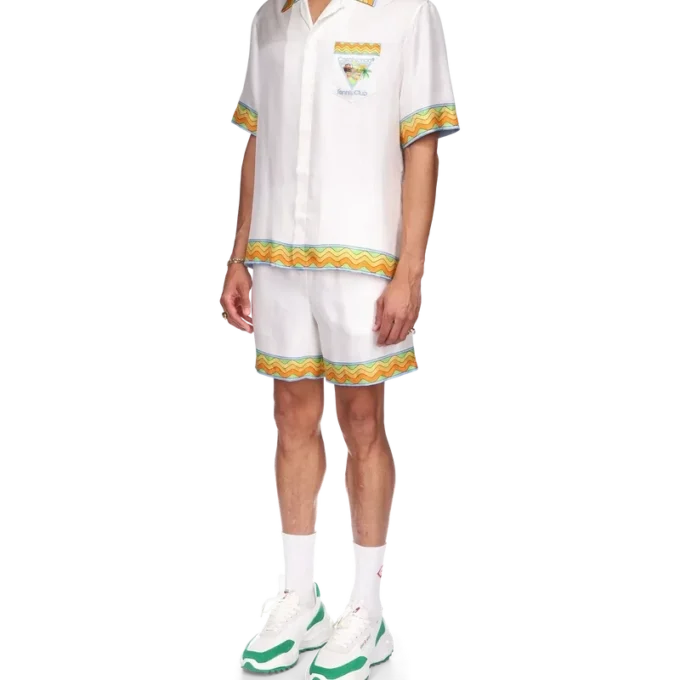 Camisas de seda Afro Cubism Tennis Club Camisas de seda Afro Cubism Tennis Club