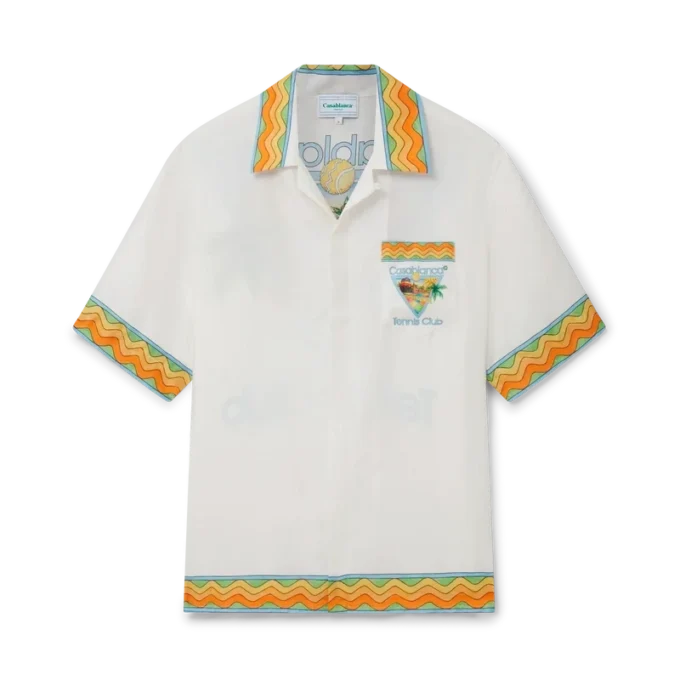 Camisas de seda Afro Cubism Tennis Club Camisas de seda Afro Cubism Tennis Club