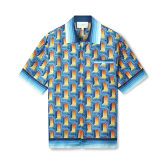 Camisas de seda com gola cubana L’arche De Nuit