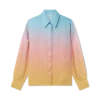 Camisas de seda com gradiente Ping Pong Camisas de seda com gradiente Ping Pong