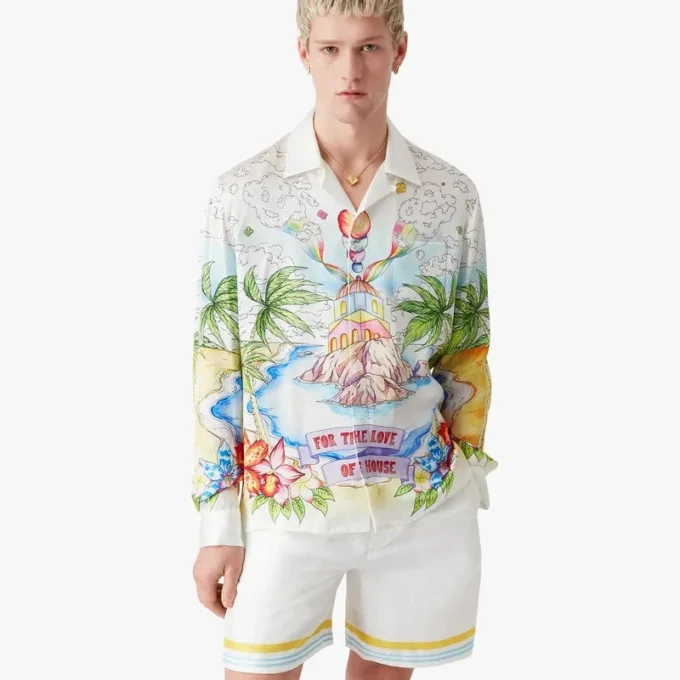 Camisas de seda de manga comprida Better Days