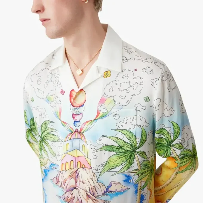 Camisas de seda de manga comprida Better Days