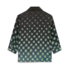 Camisas de seda de manga comprida com monograma degradê