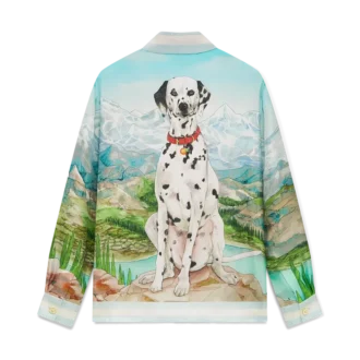 Camisas de seda de manga comprida Dalmatian a La Montagne