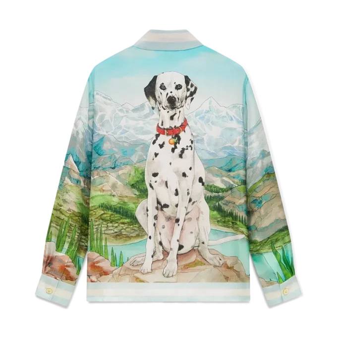 Camisas de seda de manga comprida Dalmatian a La Montagne Camisas de seda de manga comprida Dalmatian a La Montagne