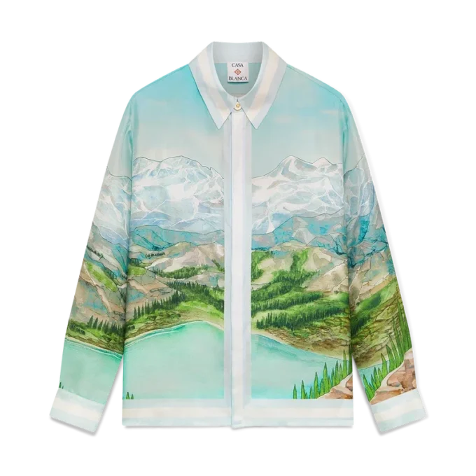 Camisas de seda de manga comprida Dalmatian a La Montagne Camisas de seda de manga comprida Dalmatian a La Montagne