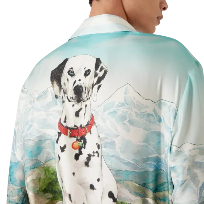 Camisas de seda de manga comprida Dalmatian a La Montagne Camisas de seda de manga comprida Dalmatian a La Montagne