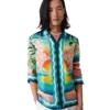 Camisas de seda de manga comprida Danse De La Mer Camisas de seda de manga comprida Danse De La Mer