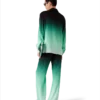 Camisas de seda de manga comprida em jacquard Gradient Ping Pong Camisas de seda de manga comprida em jacquard Gradient Ping Pong