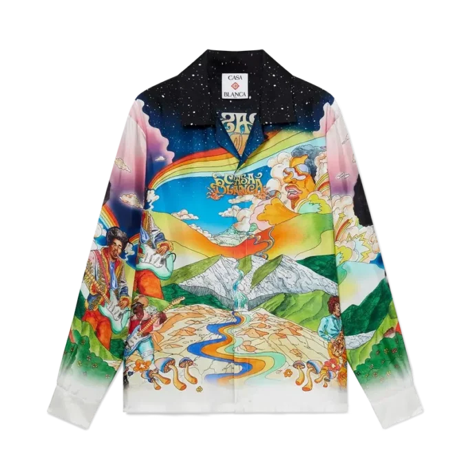 Camisas de seda de manga comprida La Musique Camisas de seda de manga comprida La Musique