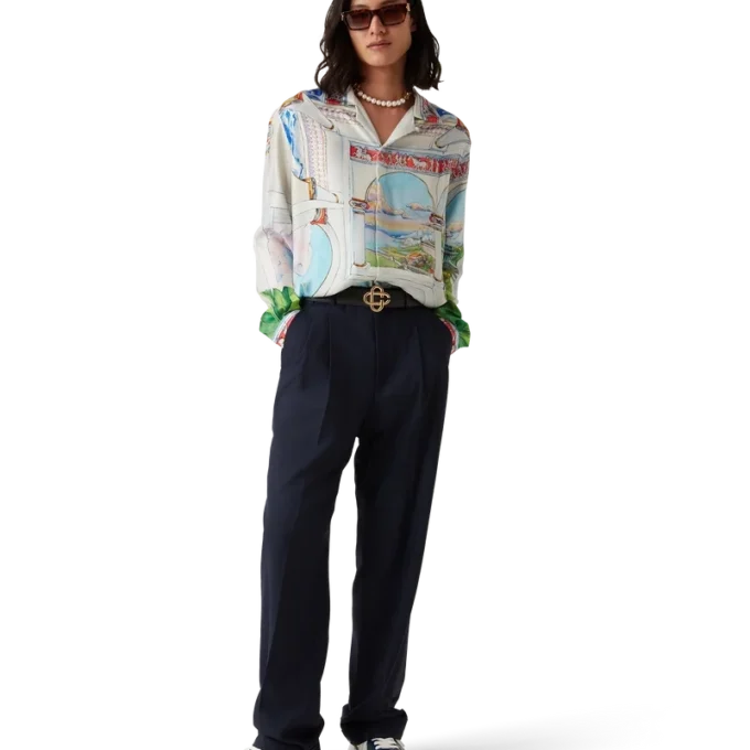 Camisas de seda de manga comprida Le Passage