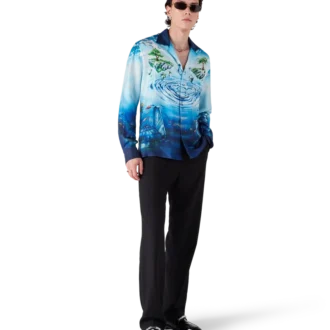 Camisas de seda de manga comprida Lost Atlantis