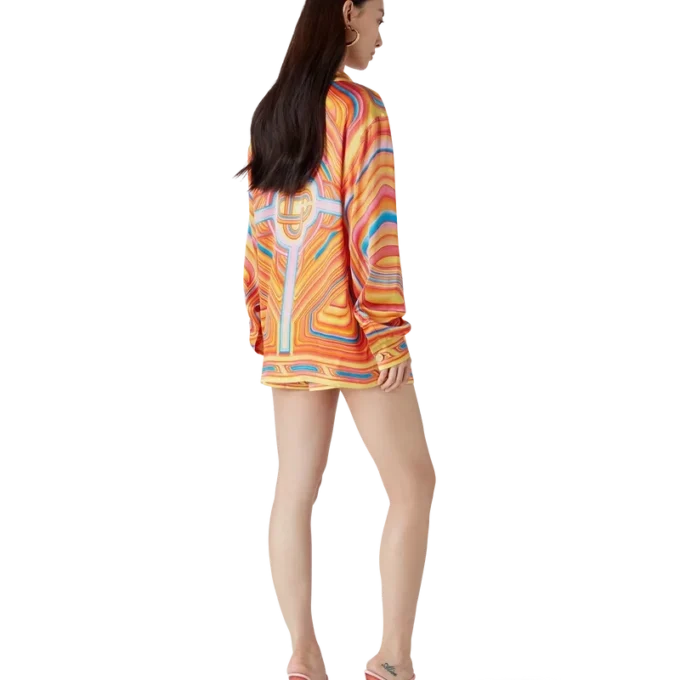 Camisas de seda de manga comprida Low Rider