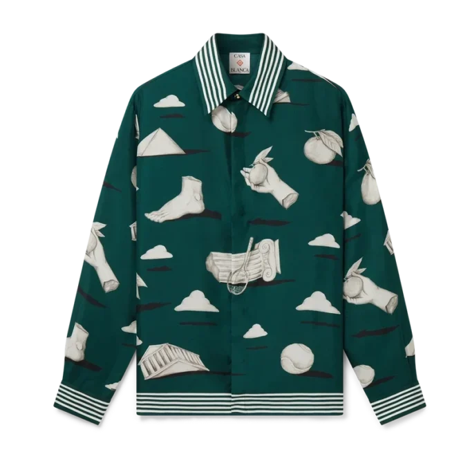 Camisas de seda de manga comprida Metaphysical