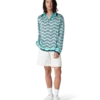 Camisas de seda de manga comprida Monogram Wave Camisas de seda de manga comprida Monogram Wave