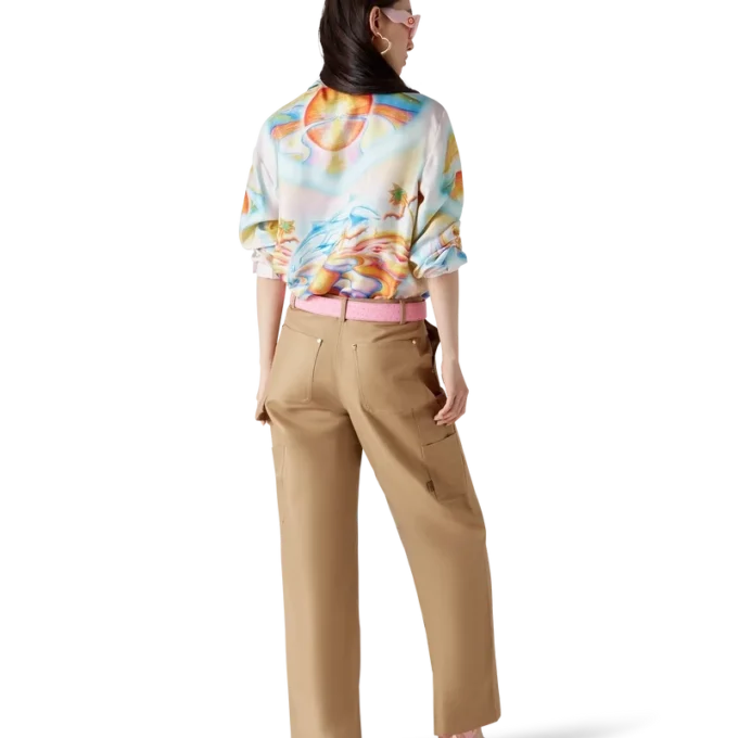 Camisas de seda de manga comprida Psychedelic Nirvana Camisas de seda de manga comprida Psychedelic Nirvana